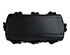 Fendi Flowerland 'Black Edition' Mini Peekaboo, top view